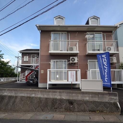 スカイハイツ西側外観 陽当り良好です!