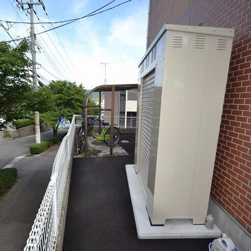 スカイハイツ駐輪場2 駐輪場は2か所もあるんです。