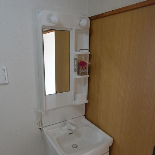 洗面台 歯磨きはココで!