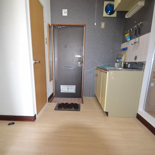 キッチン全体 意外と広いかもです。