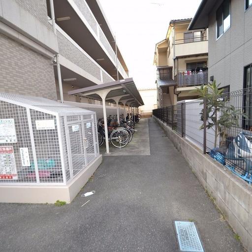 駐輪場 北側に駐輪場はあります。