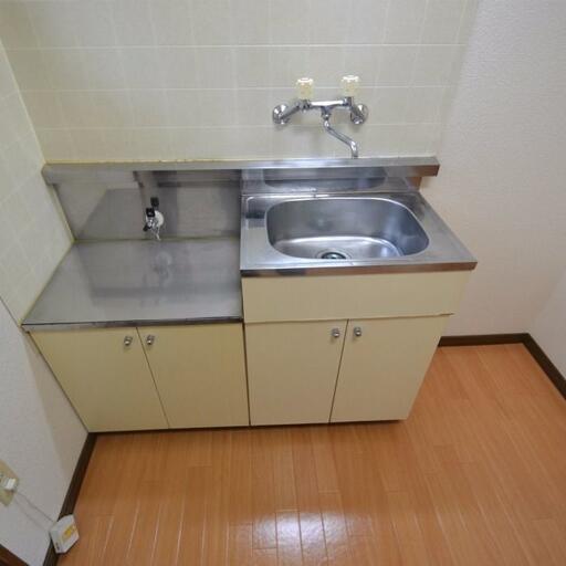 シンク 2口ガスコンロ設置可能です!