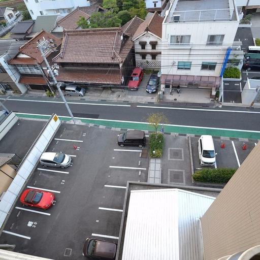 7階からの眺め 結構高かったです。