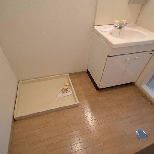 洗面所 着替えも簡単にできる広さ