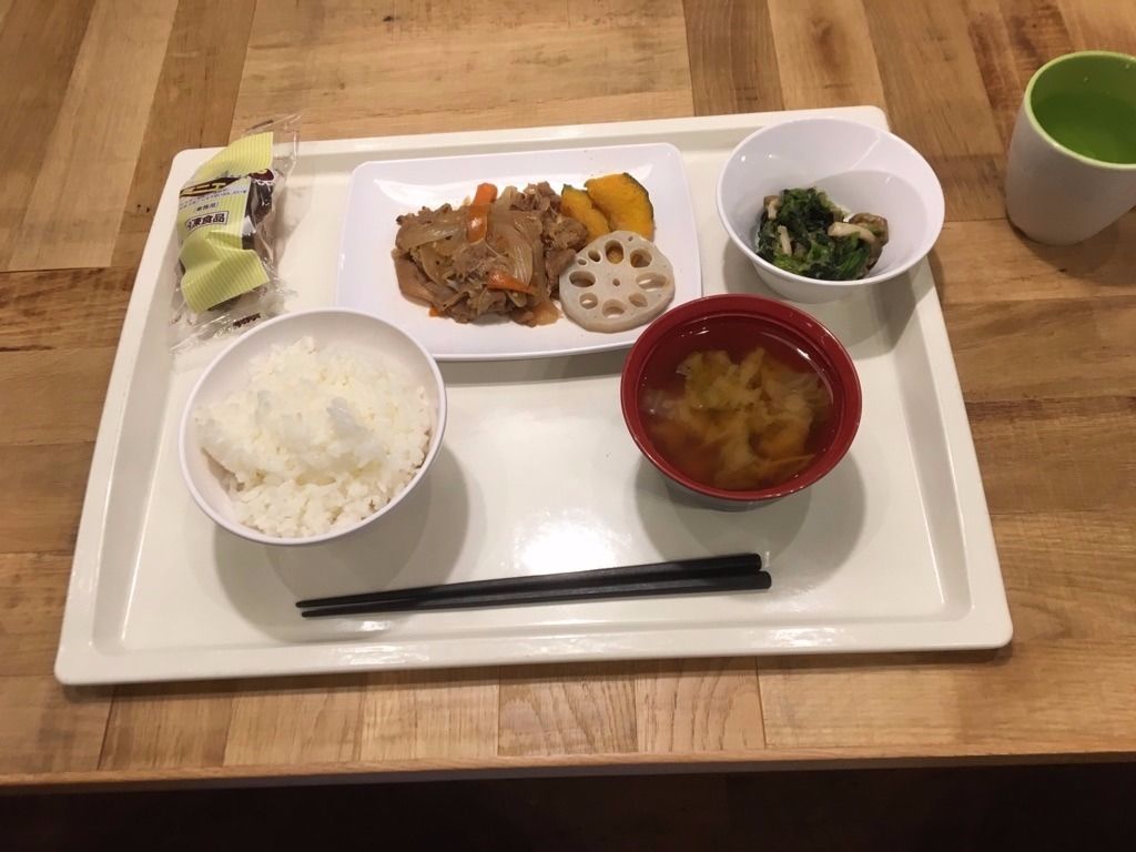 カレッジコート広島大学前で夕食を食べてみた！